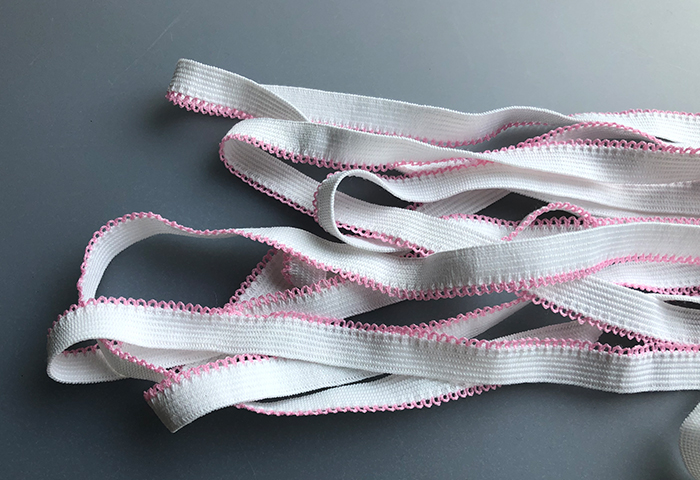 氨纶浅粉本白花芽七筋